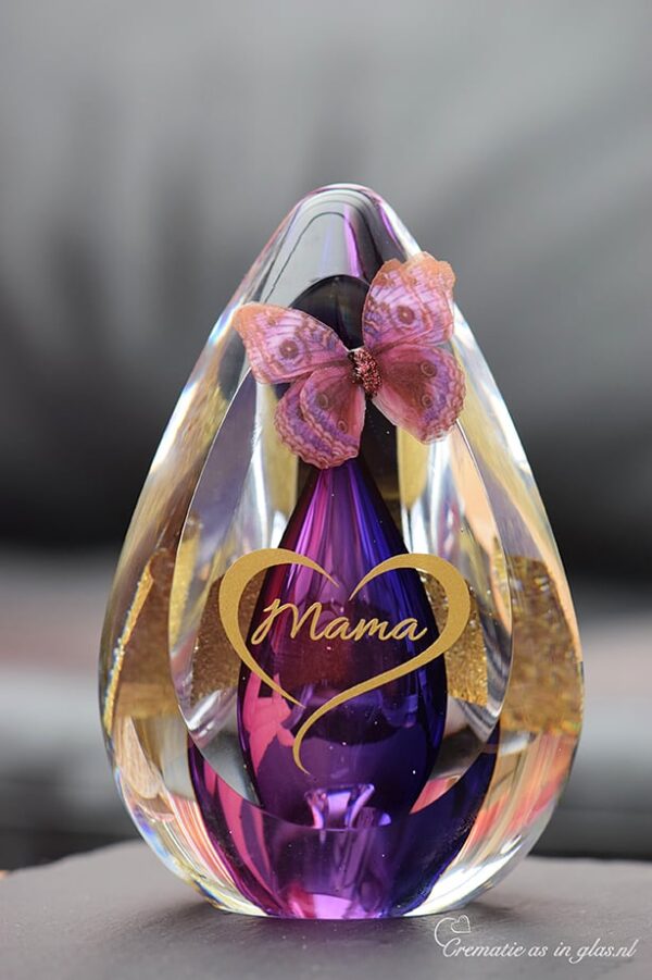 DGU1005 | Design Urn  glass Gold - Image 5