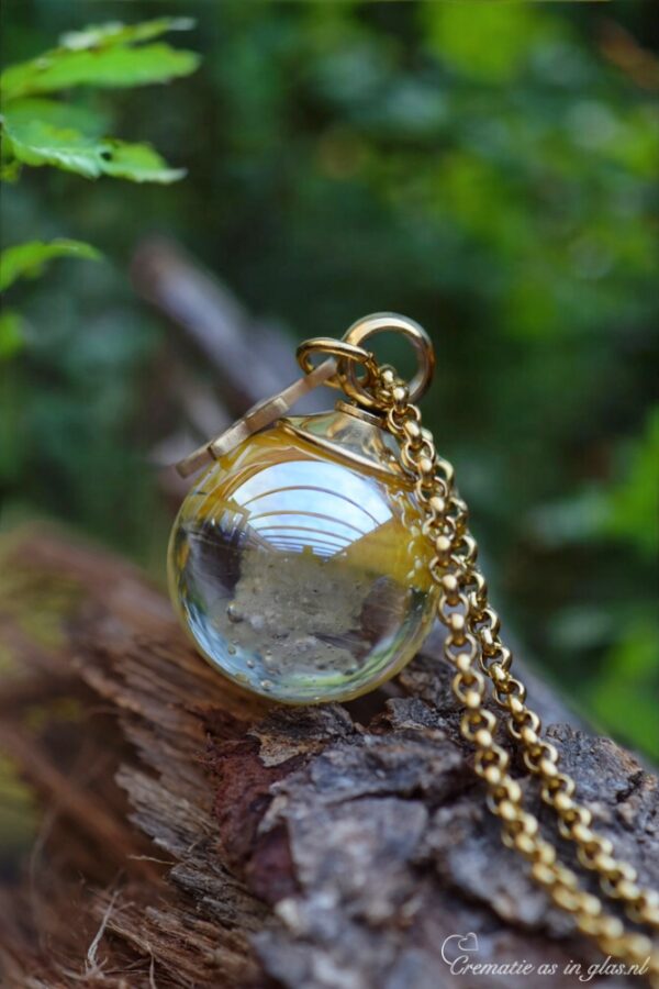 DSH4017 | Ladies pendant with cremation ashes or hair - Image 2