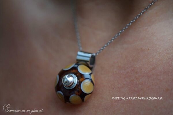 DSH4012 | Ladies pendant with cremation ashes or hair - Image 3