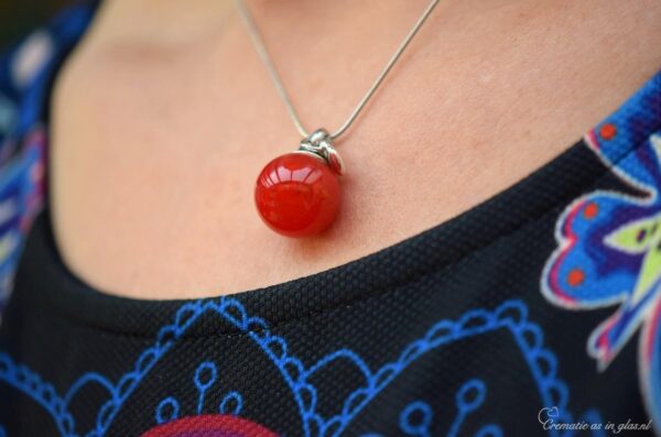 DSH4007 | Ladies pendant with cremation ashes or hair - Image 4