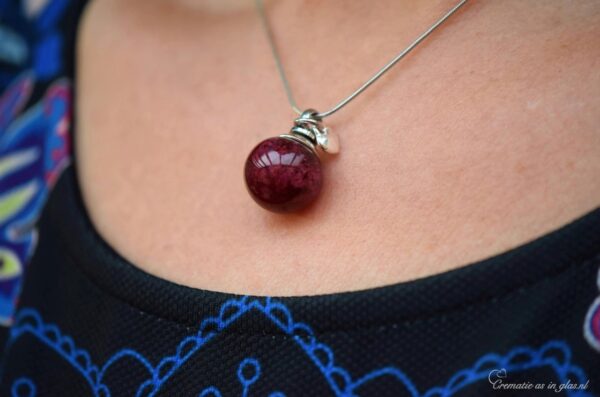 DSH4008 | Ladies pendant with cremation ashes or hair - Image 2