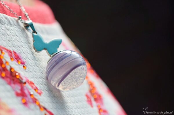 DSH4001 | Ladies pendant with cremation ashes or hair - Image 5