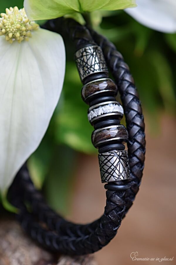 MBHA5004 | Dual memorial bracelet for men - Image 2