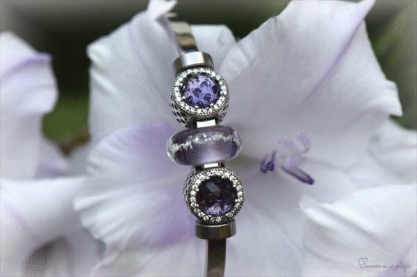 DSA3020 | Women’s memorial bracelet with cremation ashes - Image 5