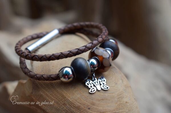 DSA3018 | Women’s memorial bracelet with cremation ashes - Image 5