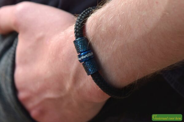 HSSA1059 | Memorial bracelet for men – sailrope - Image 3