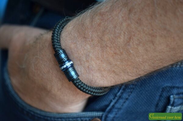 HSSA1057 | Memorial bracelet for men – sailrope - Image 3