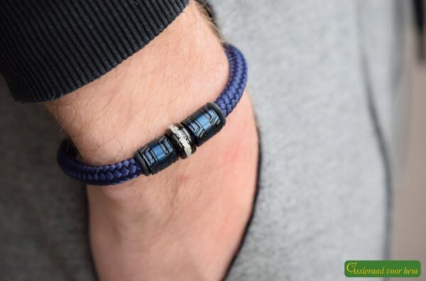 HSSA1056 | Memorial bracelet for men – sailrope - Image 5