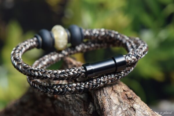 HSSA1068 | Memorial bracelet for men – sailrope - Image 3