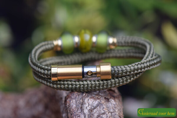 HSSA1031 | Memorial bracelet for men – sailrope - Image 3