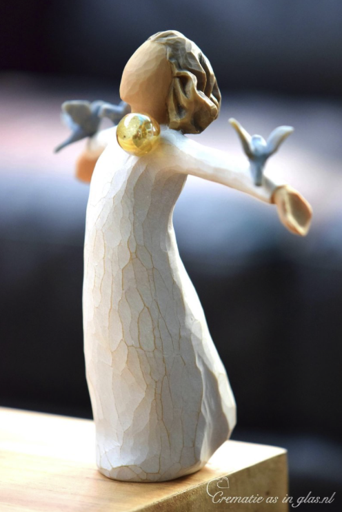 WTU8019 | Willow Tree Happiness with mini urn - Image 5