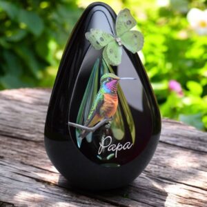 Design urn with green ash chamber